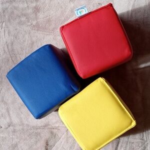 Softzone ECR4Kids Foam Toddler Building Cube Blocks, Safe Play 3 Pc. Set